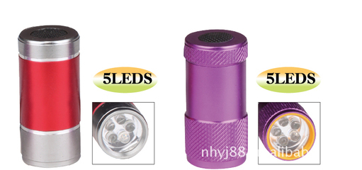 【大量銷售 2*CR2023A 5LEDS 迷你型 鋁合金手電筒】價格,廠家,圖片,手電筒,寧海縣一杰日用品-